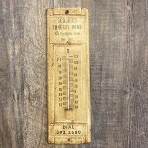 Vintage Advertising Thermometer Lynn Ma